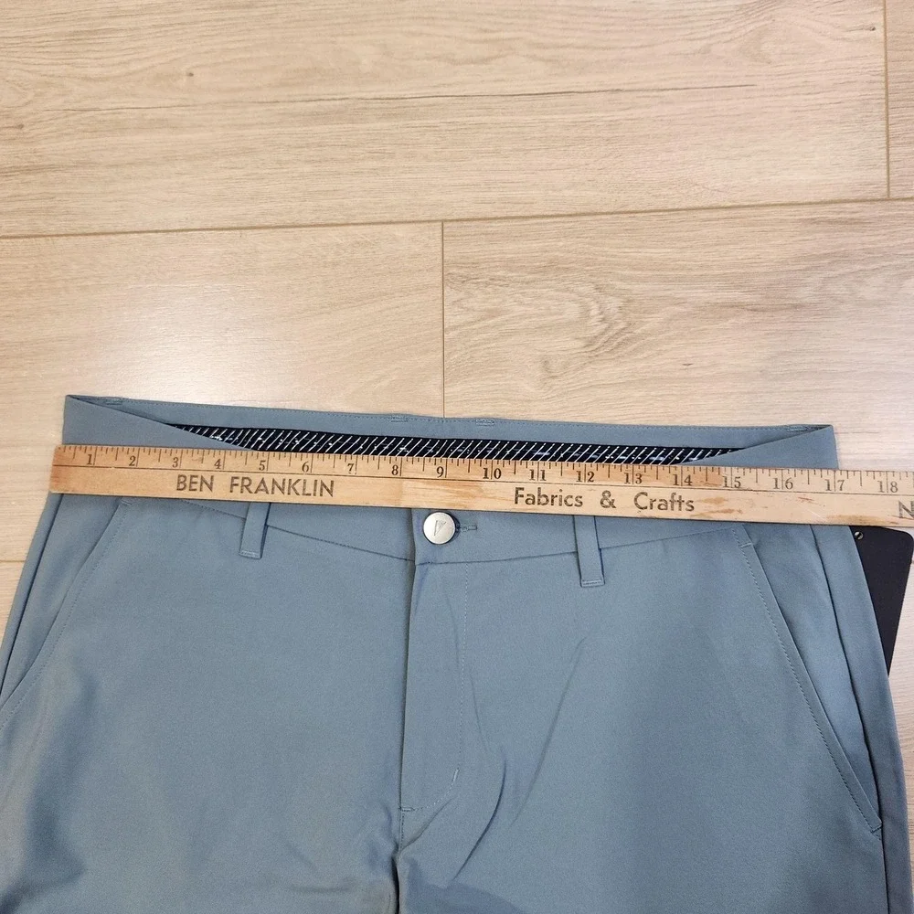 Primo Jogger Pants Mens 34x29 Smoke Green Stretch‎ Tapered Zip Ankle Golf